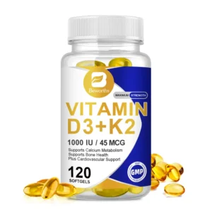 Vitamin D3 & K2 Capsules Support Calcium