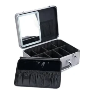 Portable Makeup Case with Lighted Mirror